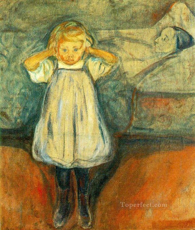 the dead mother 1900 Edvard Munch Expressionism Oil Paintings